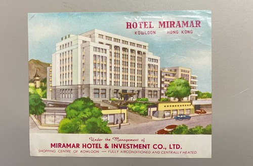 Vintage luggage label hotel - label,