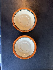 Two clarice cliff banded - two,