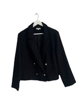 Monsoon Boucle Jacket Black