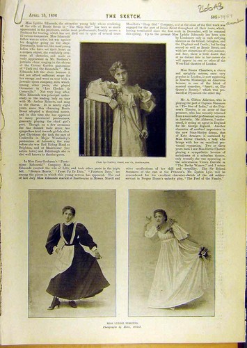 Old antique print 1896 - old,