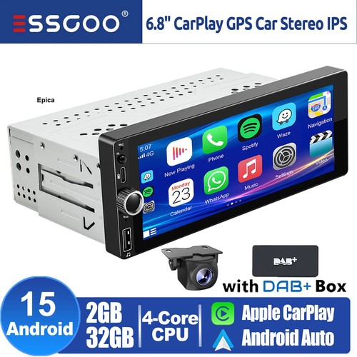 Dab carplay single din - carplay, 1