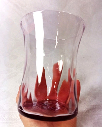 Purple amethyst art glass - purple, bud
