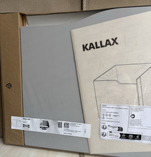 Ikea Kallax Insert With Door Light Grey Wave Shape NEW/SEALED 33x33x37cm
