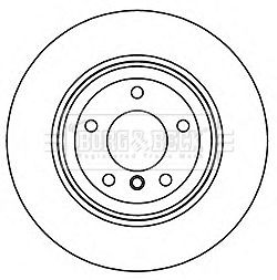 Borg beck brake disc set - 2, x