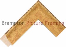 43mm Wide Gold Scoop Wood