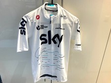 Chris Froome signature SKY Tour de France 2017 white edit. maillot jersey jersey