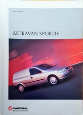 Vauxhall astravan sportiv - astravan,