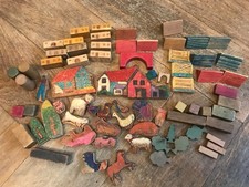 Antique Wooden Building Blocks