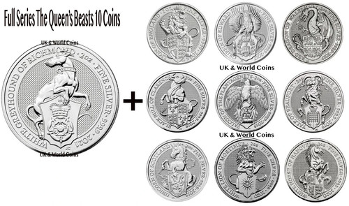 The queen beasts silver - the,
