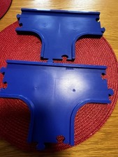 ELC Happyland Happystreet Blue Road Track Expansion Set Straight T Junction X2