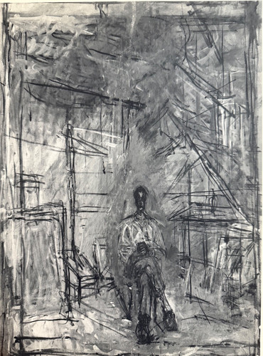 Alberto giacometti 1952 - 1952, offset
