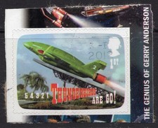 GB 2011 SG3143 Thunderbirds Gerry Anderson self adhesive stamp Used