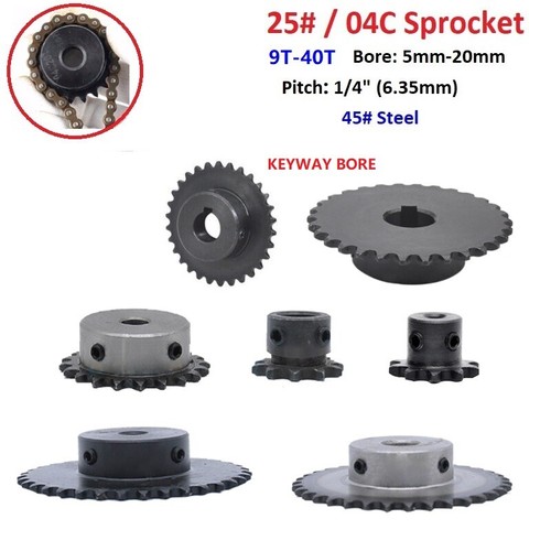 Tooth sprocket wheel for 25 - tooth,
