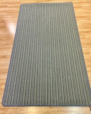 Crucial Trading Blue Grey Wool Mississippi Reflect on WS253 Stripe Rug 150x260cm