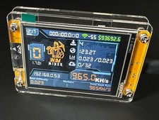 Nerd Miner NM Miner - Solo Bitcoin BTC Crypto Miner Up To 1012 KH/s - UK Stock