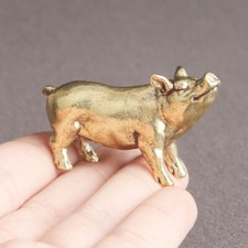 Animal Pig Retro Antique Brass