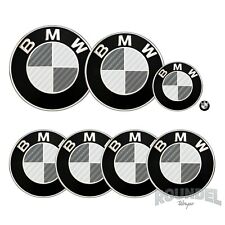 For BMW Badge Gloss Carbon