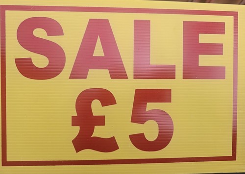 Market trader sale - sale, £5