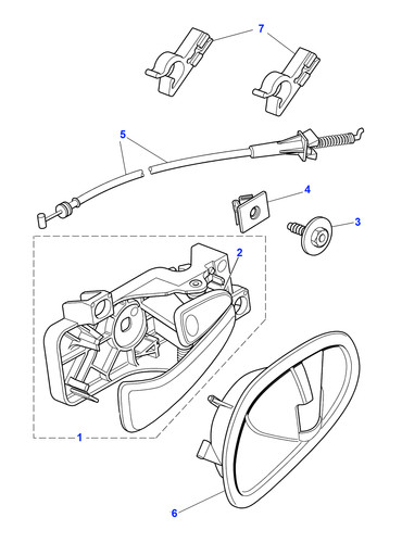 Jaguar clip body closures - clip,