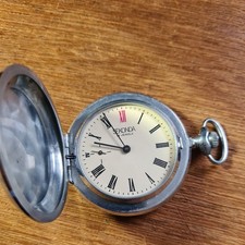 Vintage Seconda 18 Jewels Full Hunter Pocket Watch Working 