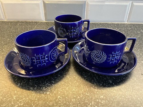 Portmeirion totem blue 3 x - blue,