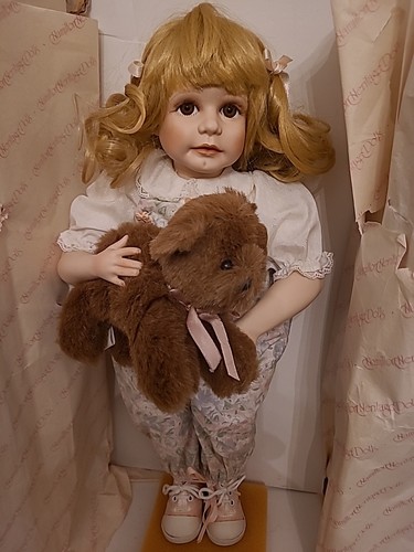 Jennifer porcelain doll - porcelain, jane