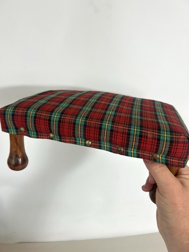 Vintage wooden footstool stool - vintage, footstool/stool