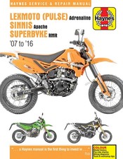 Pulse Adrenaline, Sinnis Apache, Superbyke RMR (2007-2014) Haynes Repair Manual