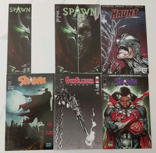 6 ISSUE SPAWN COMIC BOOK LOT INCLUDES SCARCE HAUNT #1 VARIANT FREE UK P&P.