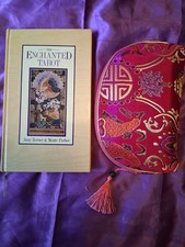 Enchanted Tarot Cards, h/b book + satin bag. Zerner+Farber. Unused set. OOP*READ