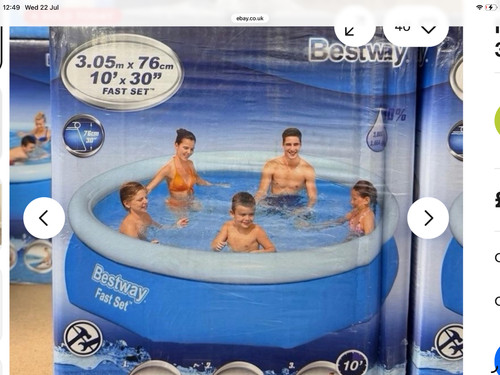 Bestway fast set round - bestway,
