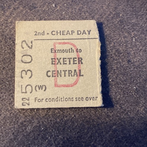 Half railway ticket - , (