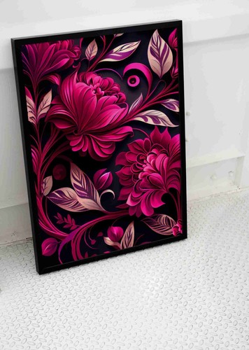 Flowers poster garden - garden, abstract