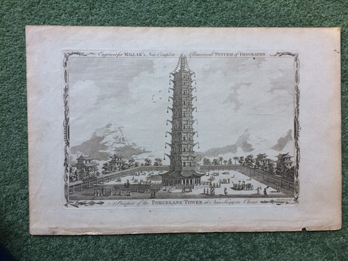 1782 18th copper engraving - c,