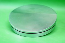 Polished Chrome Slimline Round Intergral Overflow Bath Filler (T45)