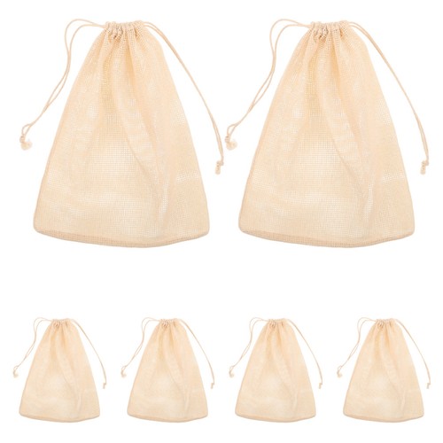 6pcs beige cotton - beige, boil