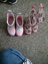 2 Tesco Wellies One Used And