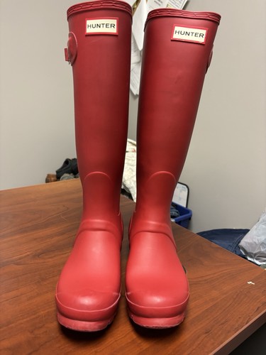 Tall red hunter mlr boots - tall,