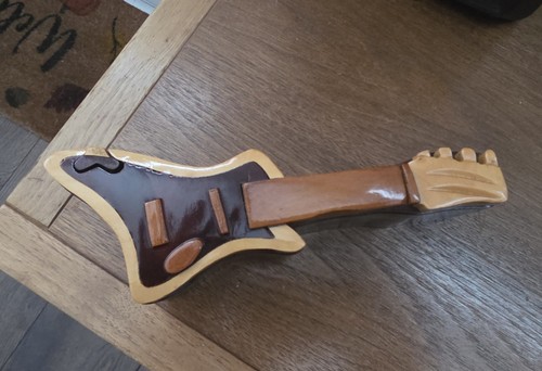 Wooden guitar shaped secret - guitar,