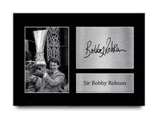 Sir Bobby Robson Signed