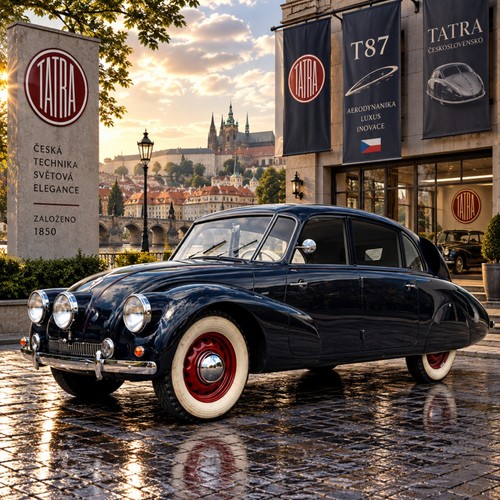 Tatra t87 czech aerodynamic - czech,