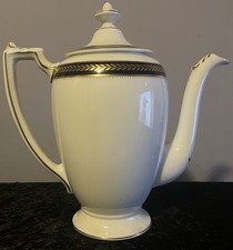 Coalport Blue Wheat Coffee Pot