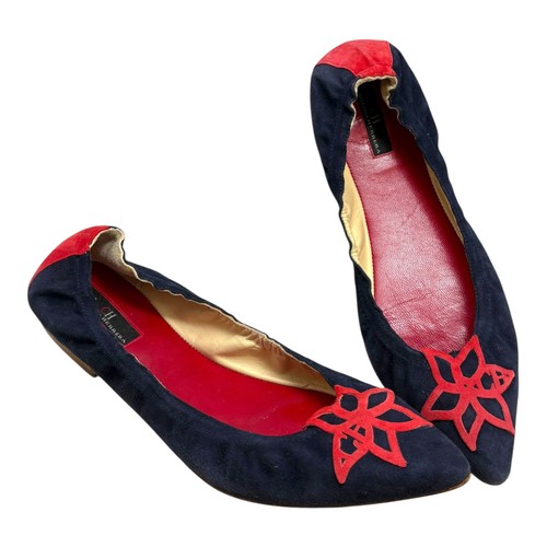 Carolina herrera navy suede - carolina,