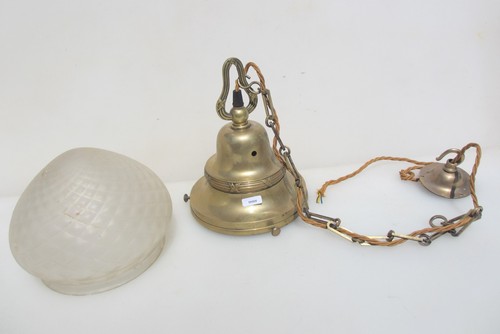 Antique brass ceiling light - ceiling,