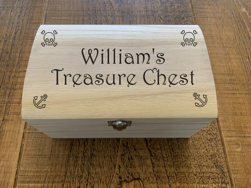 Personalised wooden treasure - personalised,