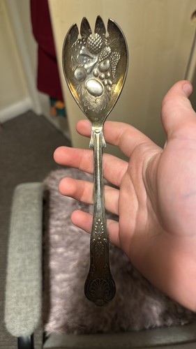 Set antique spoon and - 2,