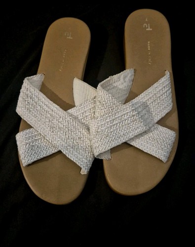 Neutral white cross strap - tu,