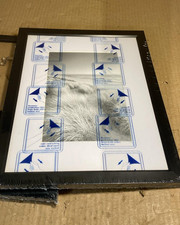 kennethan A4  Black Photo Frame Set of 2 ,Wooden Picture Frame with Glass