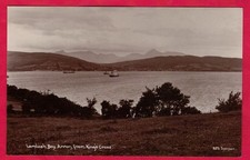 Lamlash Bay, Arran from King's Cross. Vintage Real Photo Postcard. Ref 30i26