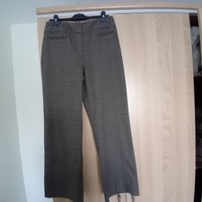 TU Size 12R Prince of Wales Check Trousers Wide Leg